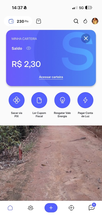 Tela inicial do app Soul Up